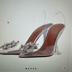 Clear crystal heels Gianni Bini